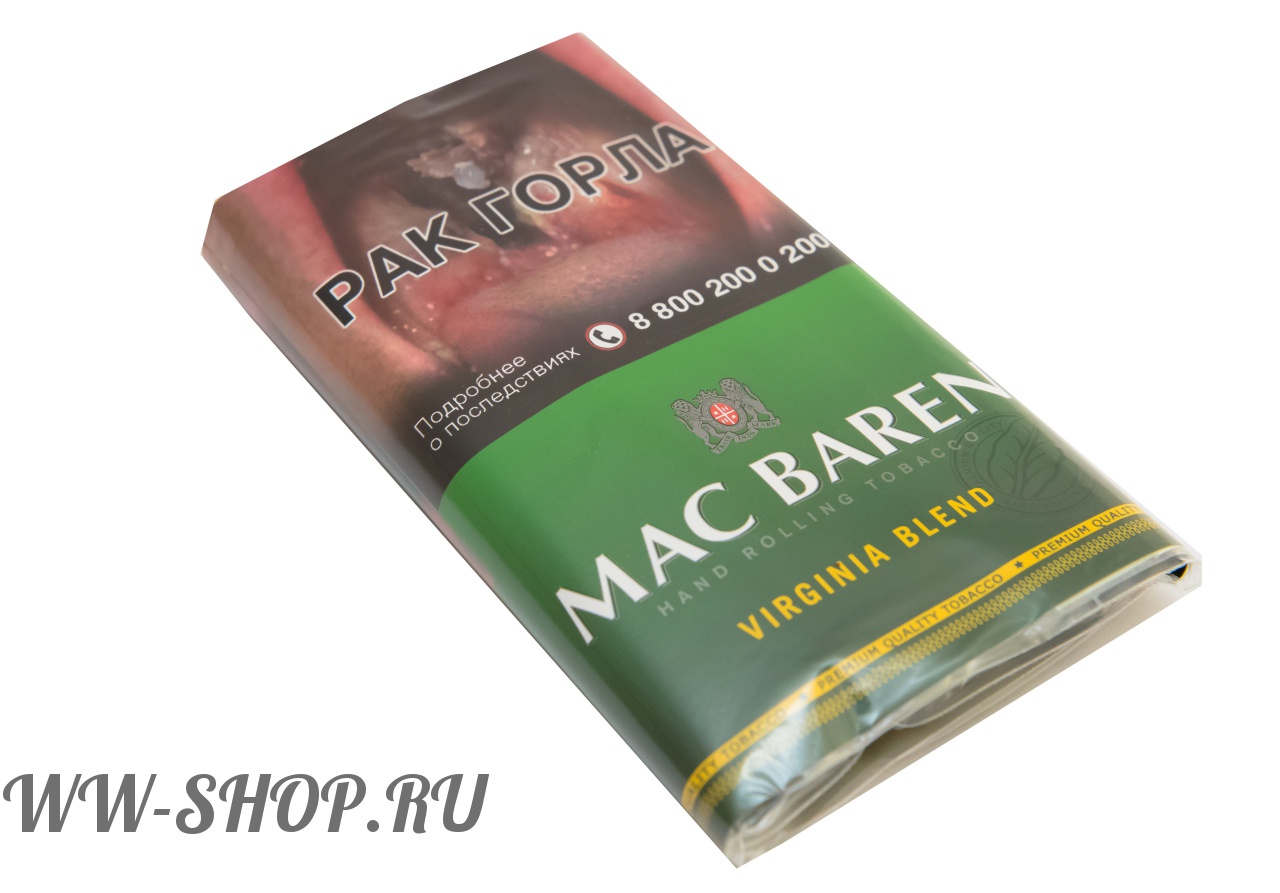 табак сигаретный mac baren- смесь вирджиния (virginia blend) 40 гр Калининград